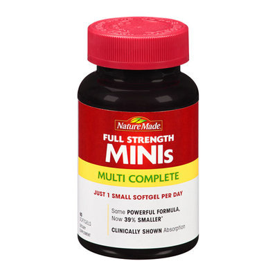 Nature Made Full Strength MINIs Multi Complete Softgels