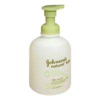 Johnson's® Natural Kids 2-in-1 Hand & Face Foaming Wash