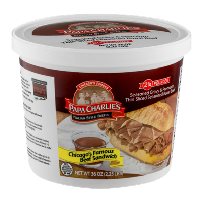 Papa Charlie's Italian Style Beef