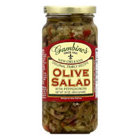 Gambino 16 oz. Olive Salad With Pepperoncini - Case Of 6