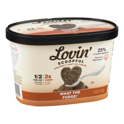 Lovin' Scoopful Gourmet Light Ice Cream What The Fudge!