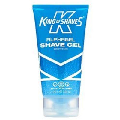 King of Shaves For Men Skincare AlphaGel Shave Gel, Sensitive Skin 5.9 fl oz (175 ml)