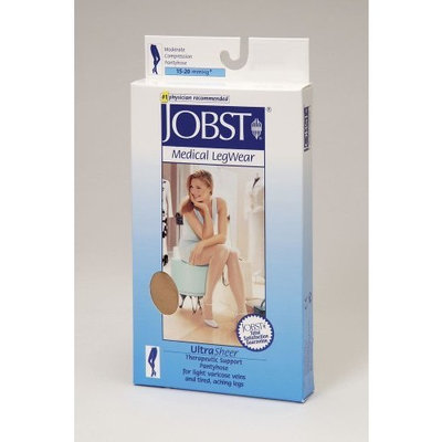 Jobst Women's UltraSheer Moderate Support Pantyhose, X-Large, Black