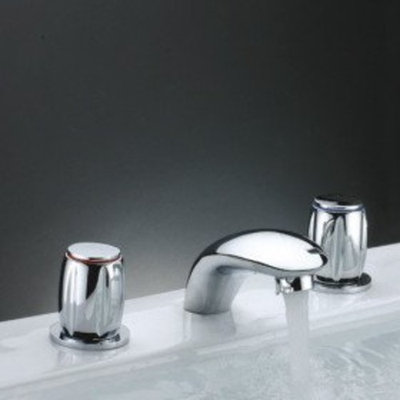 MAX Two Handles Chrome Widespread Waterfall Bathtub Faucet (0698 -Y3-8016)