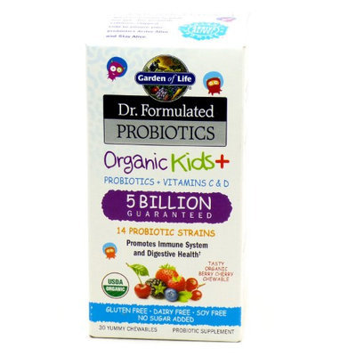 Garden of Life - Dr. Formulated Probiotics Organic Kids 5 Billion - 30 Chewables
