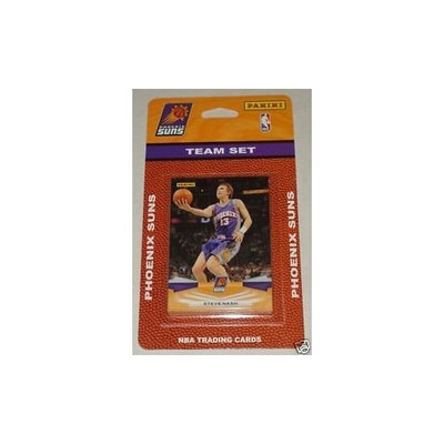 2009 10 Panini Basketball Phoenix Suns Complete Team Set of 14 cards including Aando Tucker, Sasha Pavolvic, Amare Stoudemire, Goran Dragic, Grant Hill, Jared Dudley, Jason Richardson, leandro Barbosa, Channing Frye, Steve Nash, 2 Earl Clark Rookies and 2 Taylor Griffin Rookies.