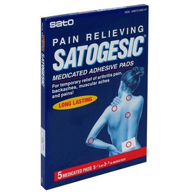 SATO PHARMACEUTICAL INC Satogesic Medicated Pads Large --- 5