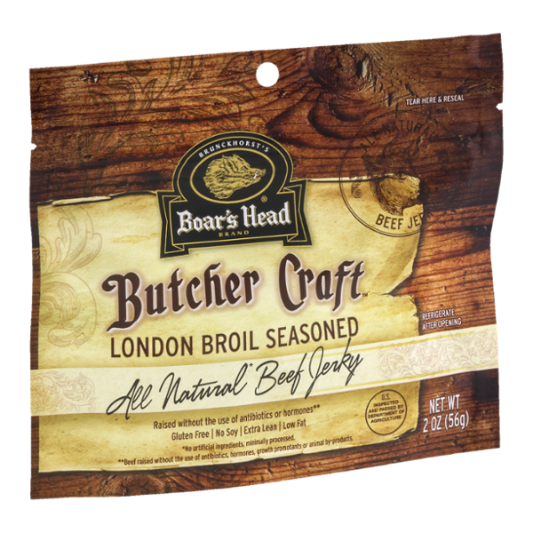 Boar's Head Butcher Craft London Broil Seasoned Beef Jerky Reviews 2019