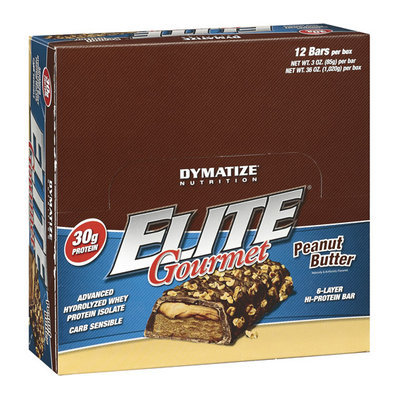 Dymatize Nutrition Elite Gourmet Peanut Butter Hi-Protein Bars