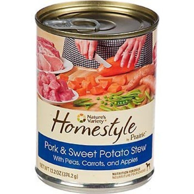 Nature's Variety Homestyle by Prairie Pork & Sweet Potato Stew Canned Dog Food, Case of 12