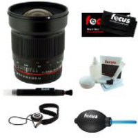 ROKINON RK24MAF-N 24mm F1.4 ED Wide-Angle Lens for Nikon AE W/ Chip + Care Kit