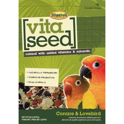 Higgins Pet Food HS21009 Vita Seed For Conure & Lovebird - 5 lbs.