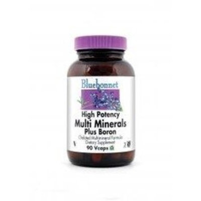 BlueBonnet Multi Minerals Plus Boron Vegetarian Capsules, 90 Count