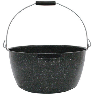Granite Ware 16-Quart Preserving Kettle, Black