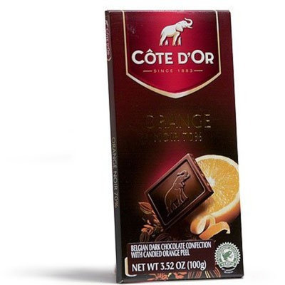 Cote D'Or Tablet Noir Orange 70% Cocoa