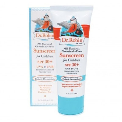 Dr. Robin, Inc. Dr. Robin for Kids All Natural Chemical-Free Children's Sunscreen - SPF 30+ - 3.5 oz