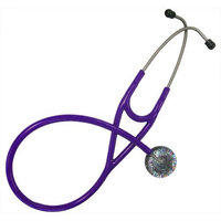 Ultrascope Adult Stethoscope with Purple Tubing, Glitter
