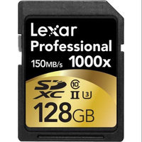 Lexar 128GB Professional 1000x SDHC/SDXC UHS-II Memory Card 2-Pack