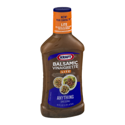 Kraft Anything Dressing Balsamic Vinaigrette Lite