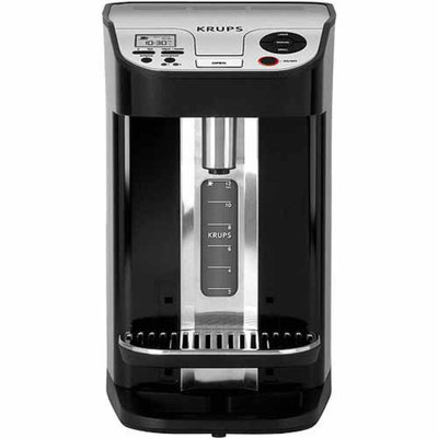 Krups KRUPS 12-Cup Cup-on-Request Programmable Coffeemaker with Precise Warming Technology, Black