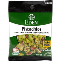 Generic Eden Organic Shelled & Roasted Pistachios, 1 oz, (Pack of 6)