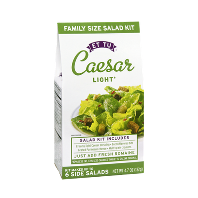 Et Tu Caesar Light Family Size Salad Kit