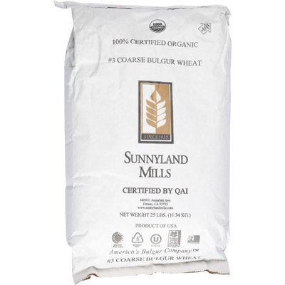 Bulk Grains 100% Organic Coarse Ground Bulgur 25 Lbs