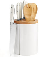 Martha Stewart Collection 10 Piece Crock and Block Cutlery Set