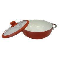 IMUSA Imusa 30 Centimeter Ceramic Caldero with Lid - Red
