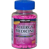 Benadryl Diphenhydramine HCI 25 Mg - Kirkland Brand - Allergy Medicine and AntihistamineCompare to Active Ingredient of Benadryl® Allergy - 600 Count