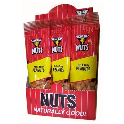 Trophy Nut Hot & Spicy Peanuts, 2.75-Ounce Bags (Pack of 16)