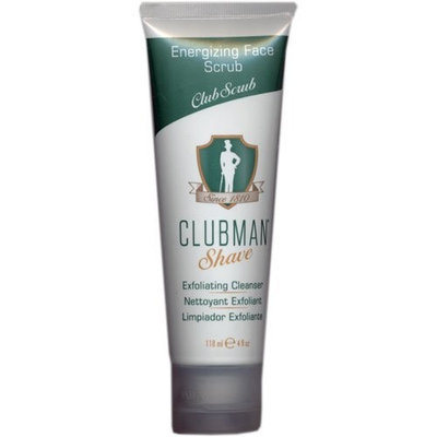 Clubman Exfoliating Cleanser, Energizing Face Scrub, 4 Oz