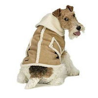 Fashion Pet Suede Shearling Coat