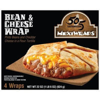 505 Southwestern MexiWraps Bean & Cheese Wrap, 4 count, 22 oz