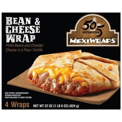 505 Southwestern MexiWraps Bean & Cheese Wrap, 4 count, 22 oz
