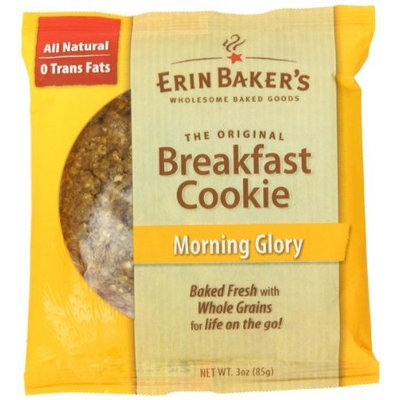 Erin Baker's Breakfast Cookie Morning Glory, 3-Ounce Individually Wrapped Cookies (Pack of 12)