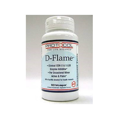D-Flame 90 vcaps by Protocol For Life Balance