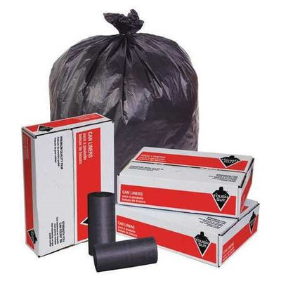 TOUGH GUY 49P436 Trash Bags,60 gal,19 micron, PK150