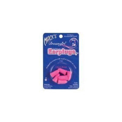 Macks Mack's Dreamgirl Foam Ear Plugs, 5 Pair Box
