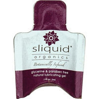 Sliquid LLC Sliquid organics natural lubricating gel - .17 oz pillow (4 Pack)