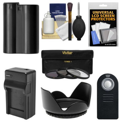 Vivitar Essentials Bundle for Nikon D7100 DSLR Camera & 18-140mm VR Lens with EN-EL15 Battery & Charger + Remote + 3 UV/CPL/ND8 Filter Kit