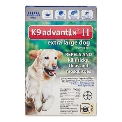 Advantix II 6-Month Dogs Over 55 Lbs (Blue)
