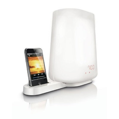 Philips HF3490 Wake-up Light with Dock for iPod