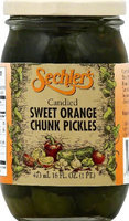 Sechlers Pickle Candied Swt Orng Chnks (Pack of 6)