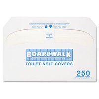 Boardwalk Toilet Seat Covers Premium Half-Fold, 250 Covers/Box, 20