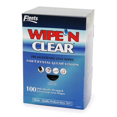 Flents Wipe 'N Clear Pre-moistened Lens Wipes