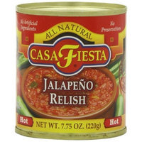 Casa Fiesta Jalapeno Relish, 7.75-Ounce Cans (Pack of 12)