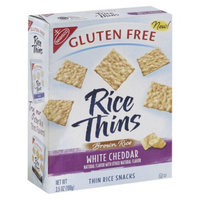 NABISCO Gluten Free Rice Thin-White Cheddar 3.5-oz.