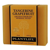 Plantlife Tangerine & Grapefruit Aromatherapy Herbal Soap 4 oz.(113g)