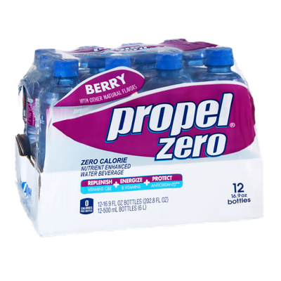 Propel Zero Berry Zero Calorie Nutrient Enhanced Water Beverage - 12 CT